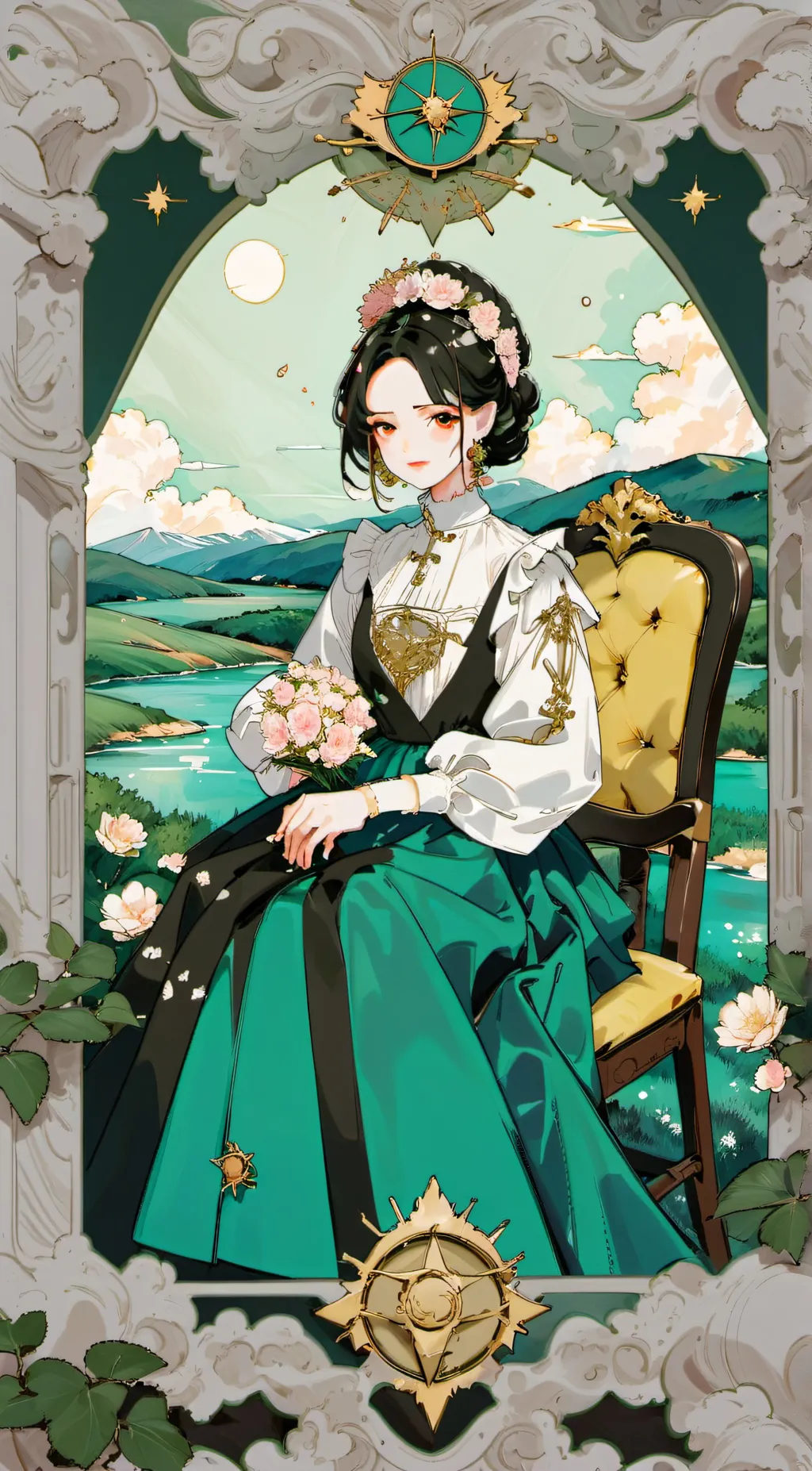 ai character: hinata background