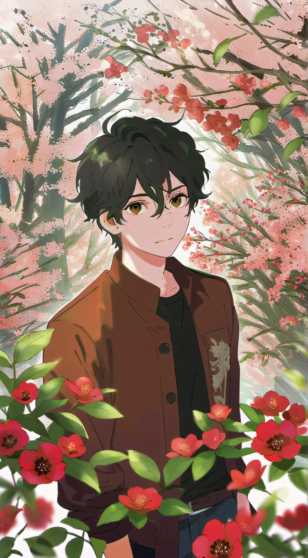 ai character: Nico Di Angelo background