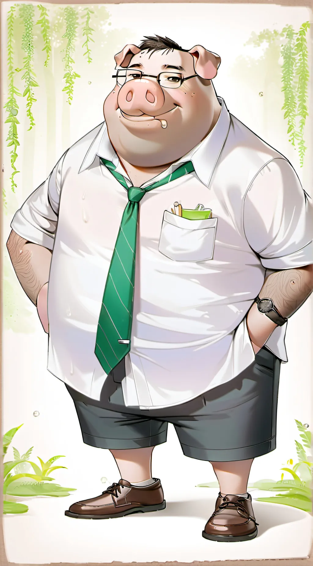 ai character: Ton  background