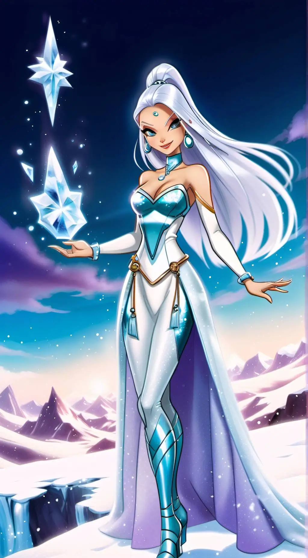 ai character: Icy (Trix)  background