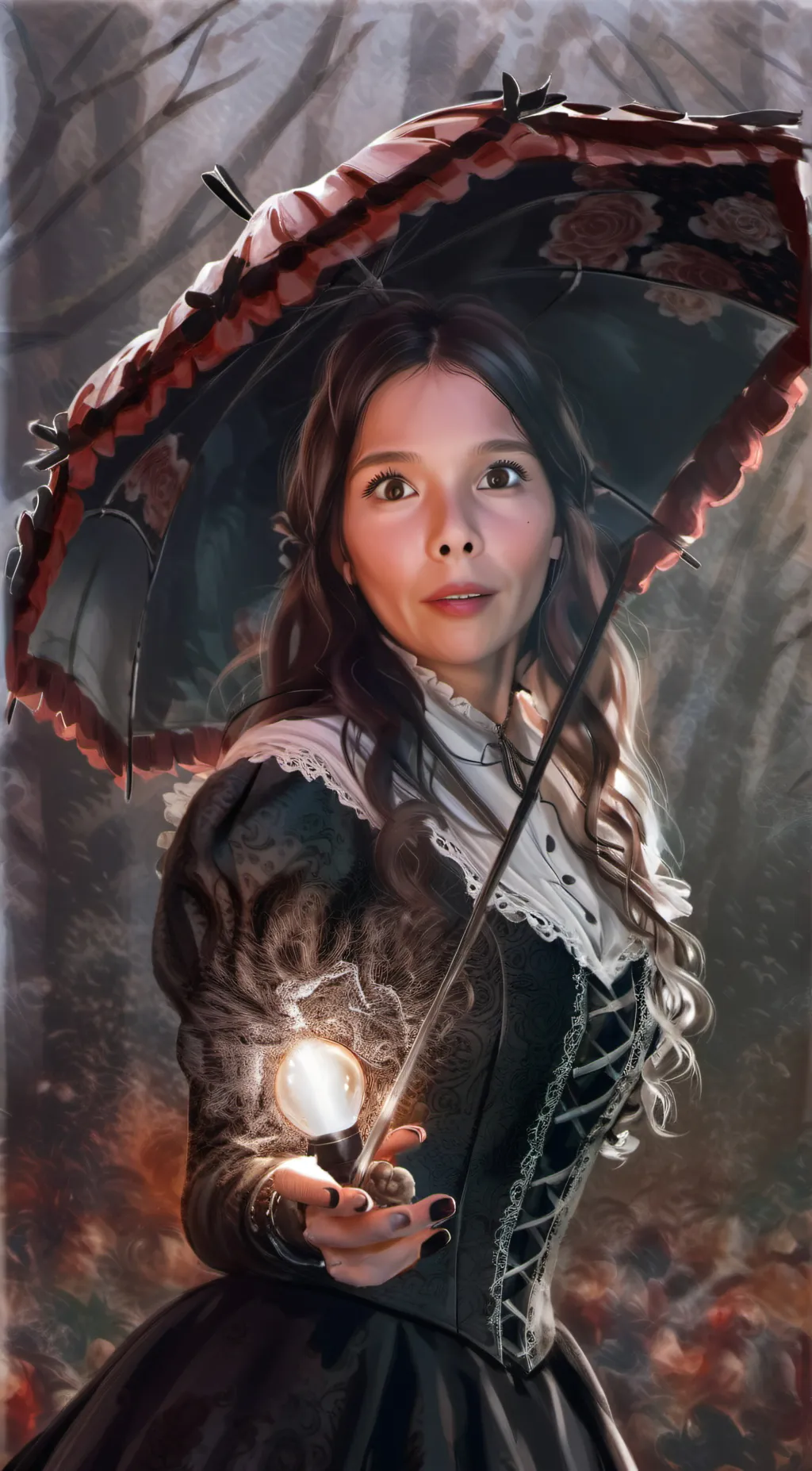 ai character: Demon khloey background