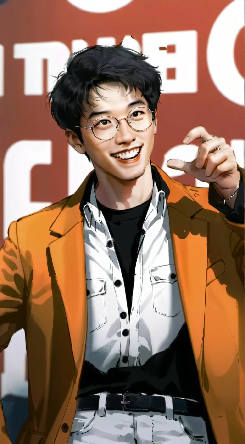 ai character: Akira  toriama background