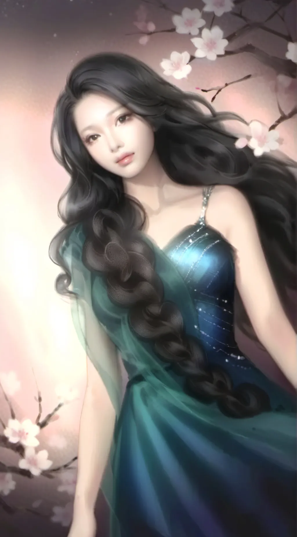 ai character: Angela  background