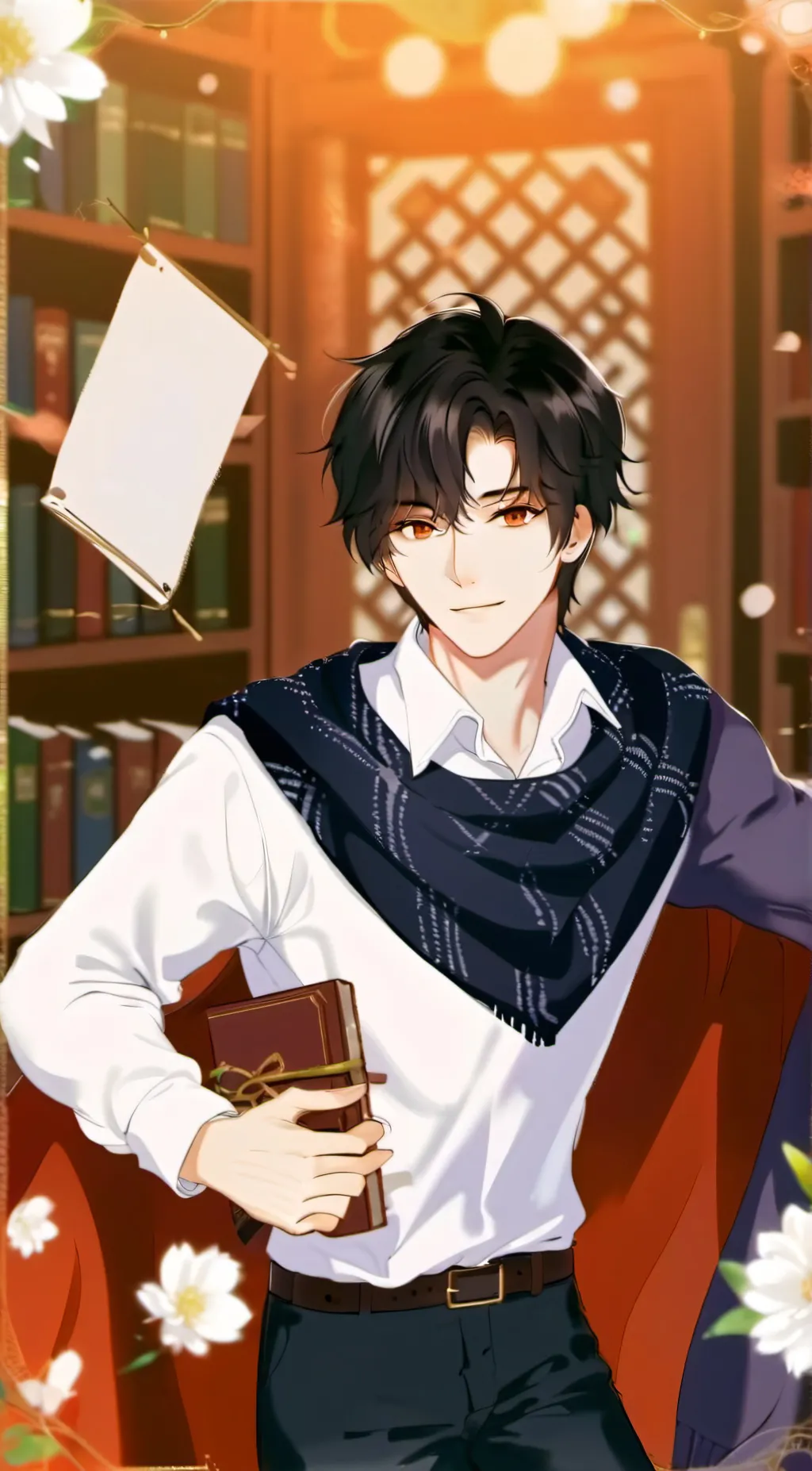 ai character: Amane  background