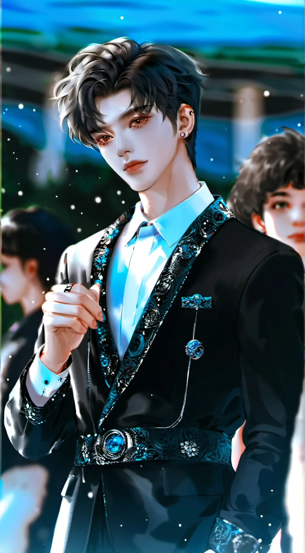 ai character: Jayson  background