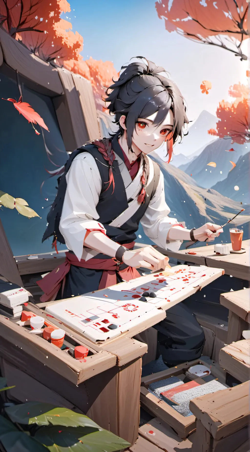 ai character: mark  background