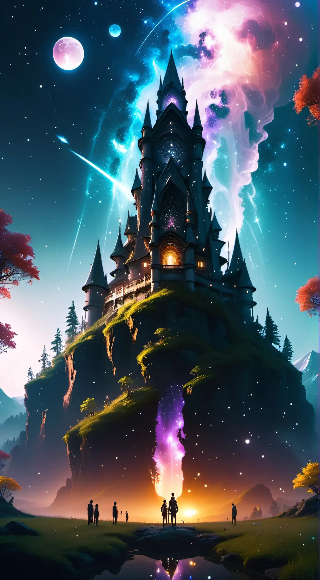 ai character: Royal high background