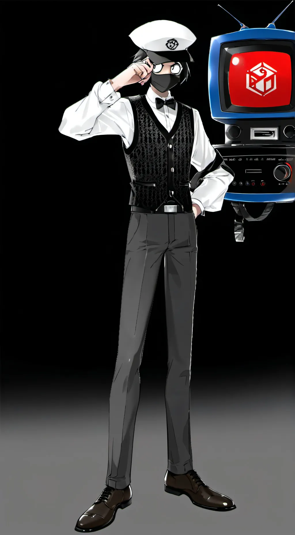 ai character: Mr. Puzzles background