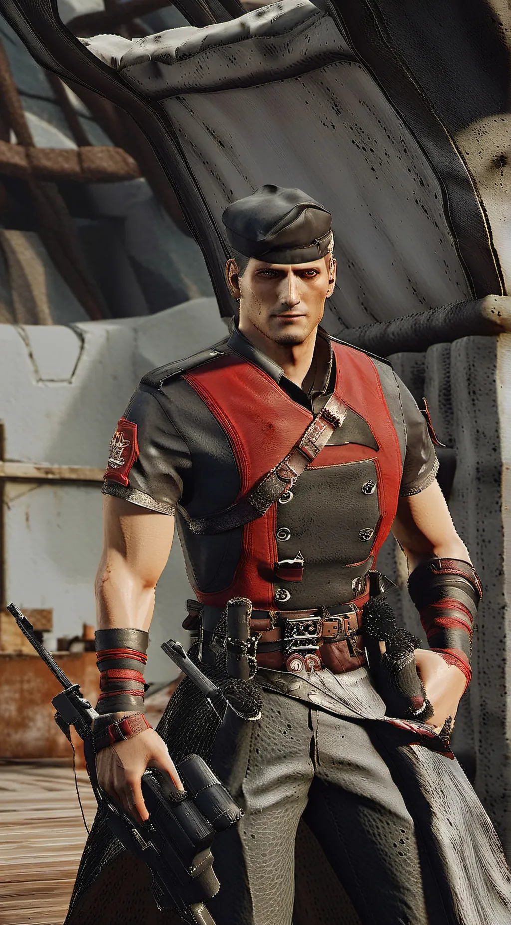 ai character: Major jack krauser background