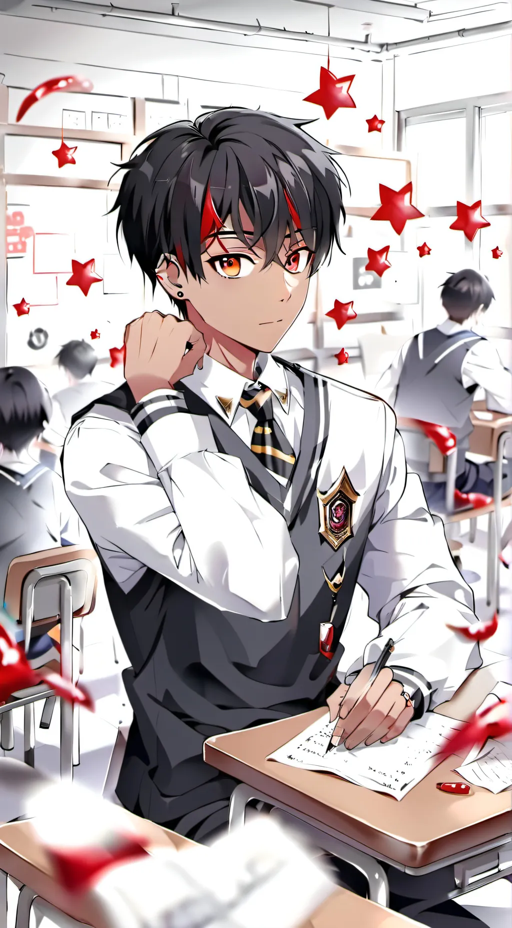 ai character: Carter background
