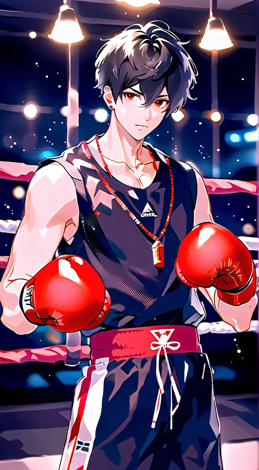 ai character: Boxer Leon background