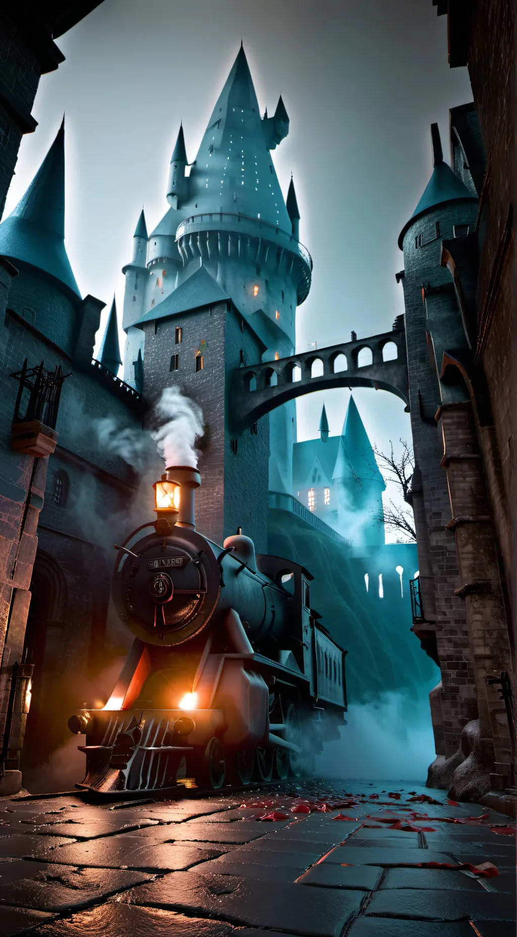 ai character: Hogwarts background