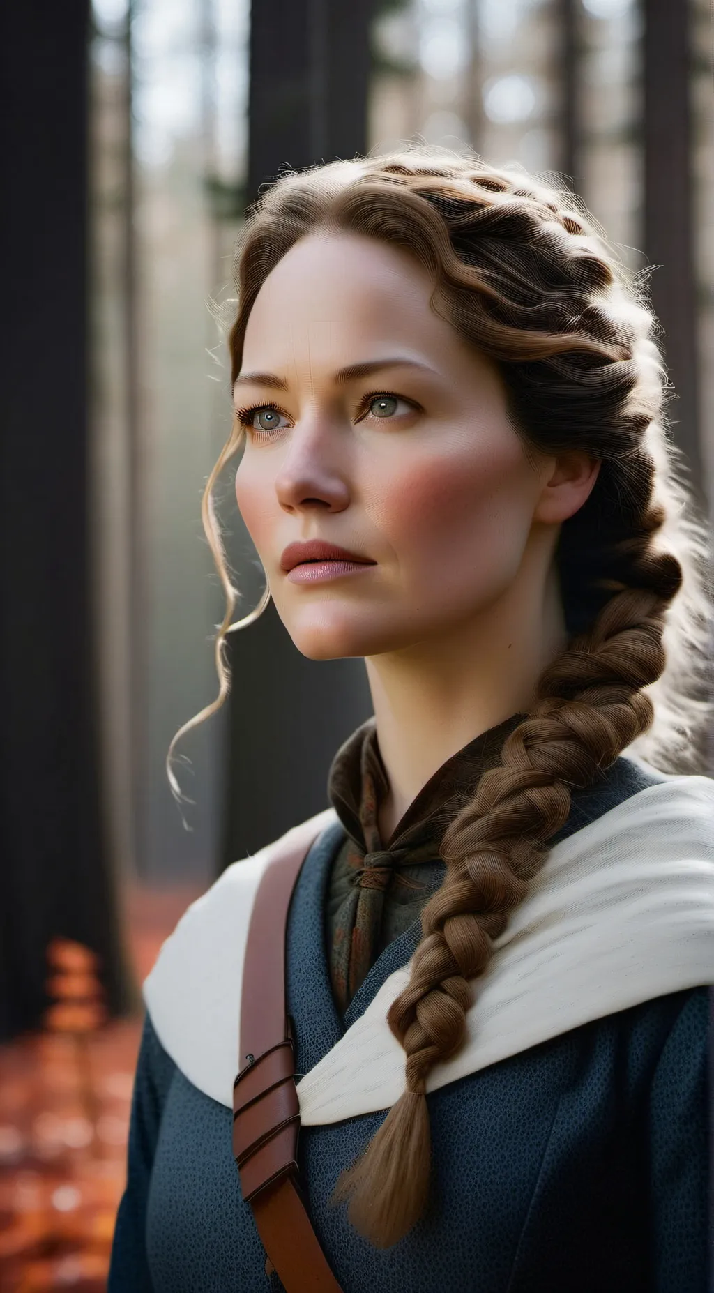 ai character: Katniss Everdeen  background