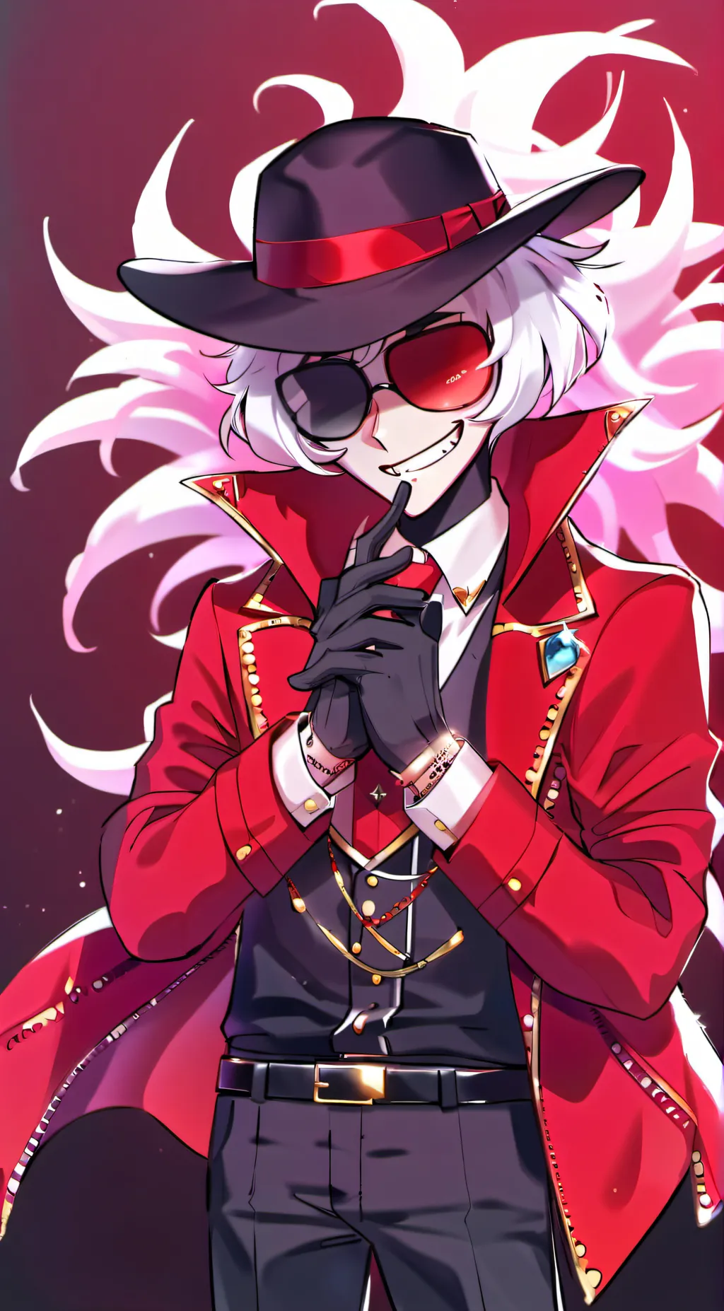 ai character: Valentino  background