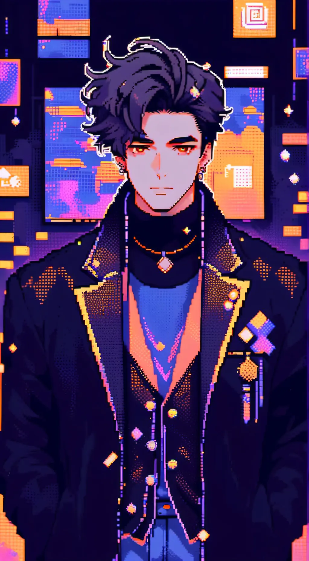 ai character: ☆~LEVI~☆ background