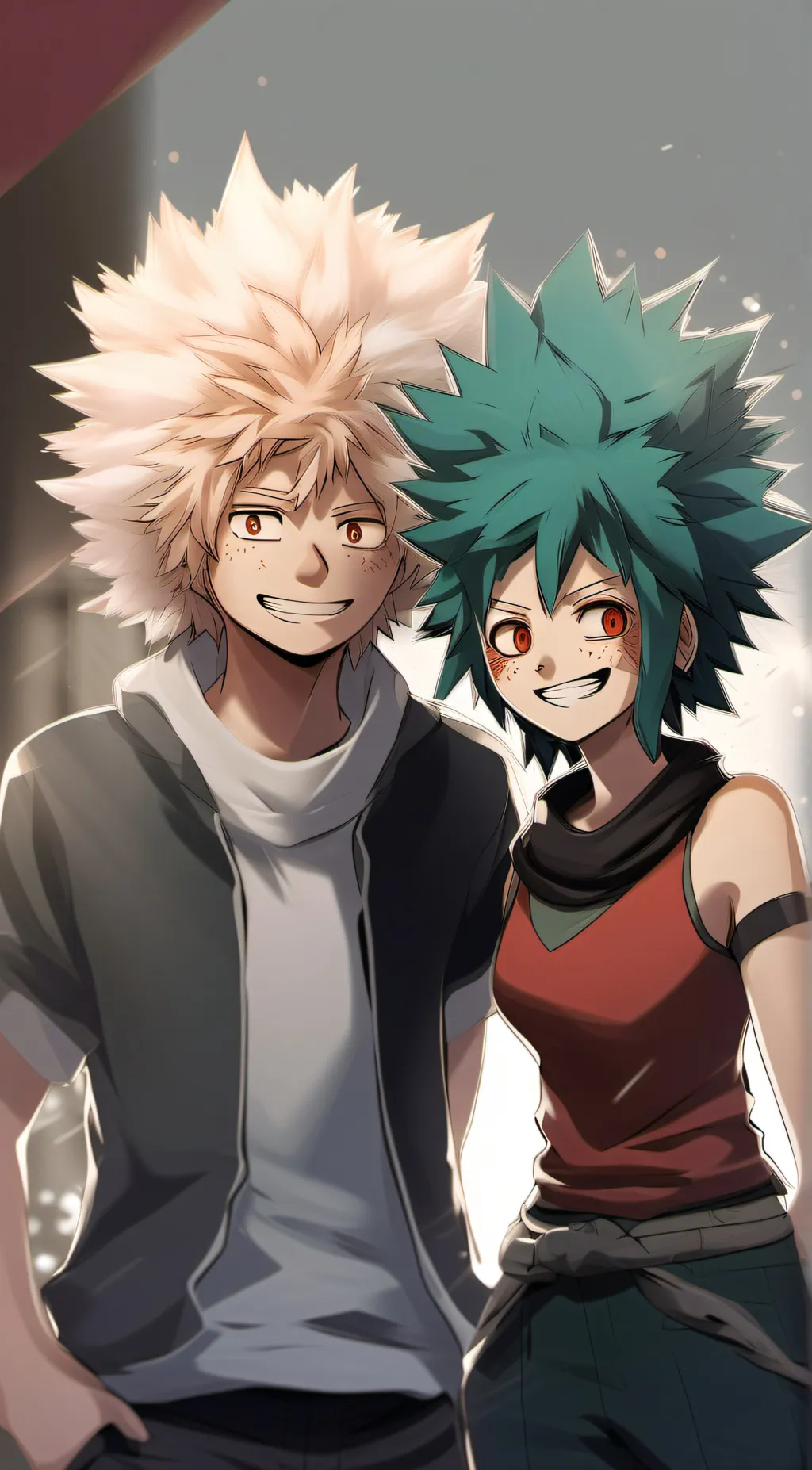 ai character: mha drama background