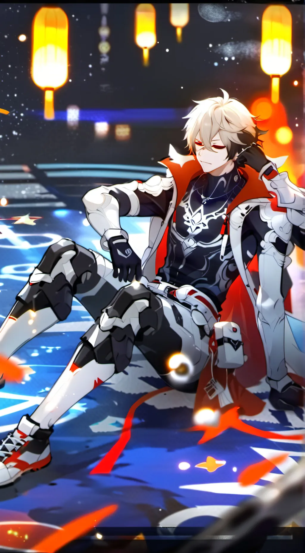 ai character: high school crush background