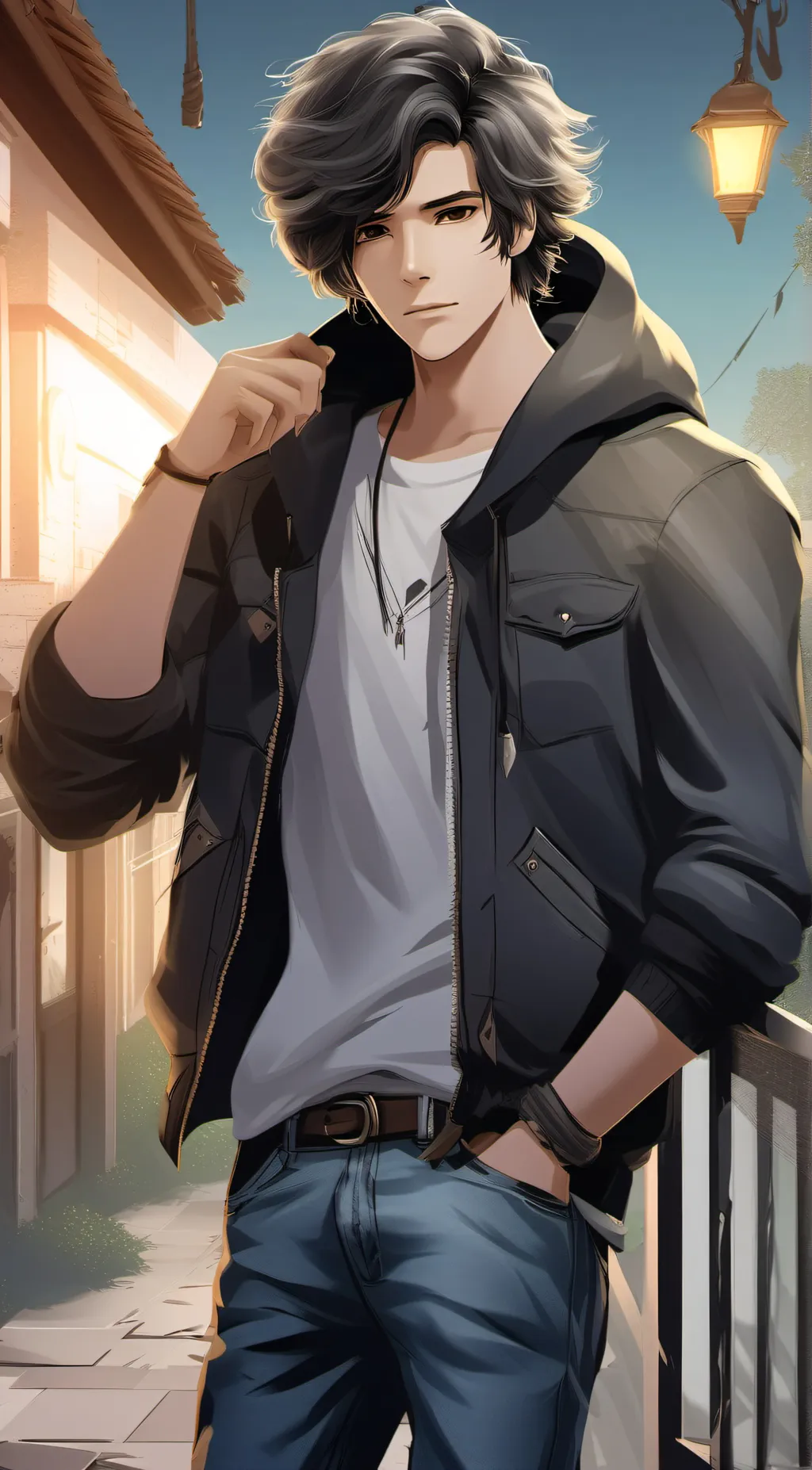 ai character: Andre background