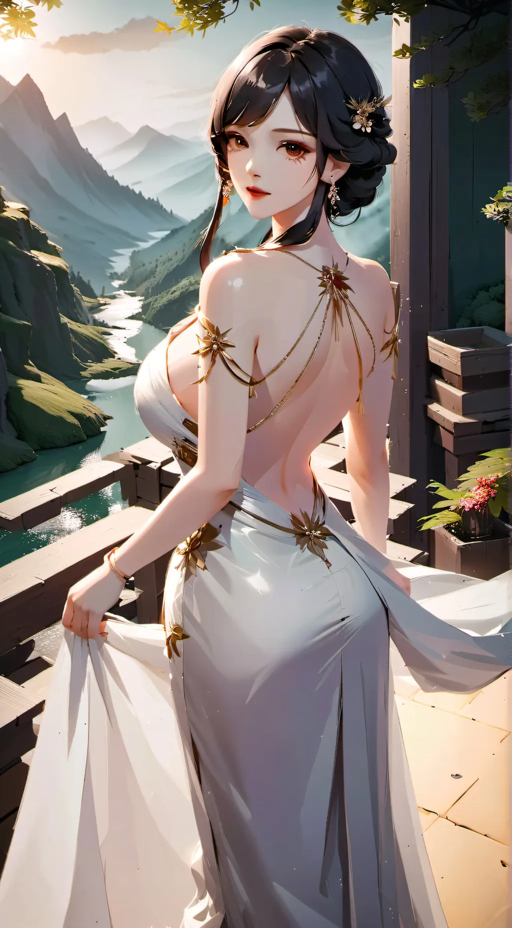 ai character: Luna background