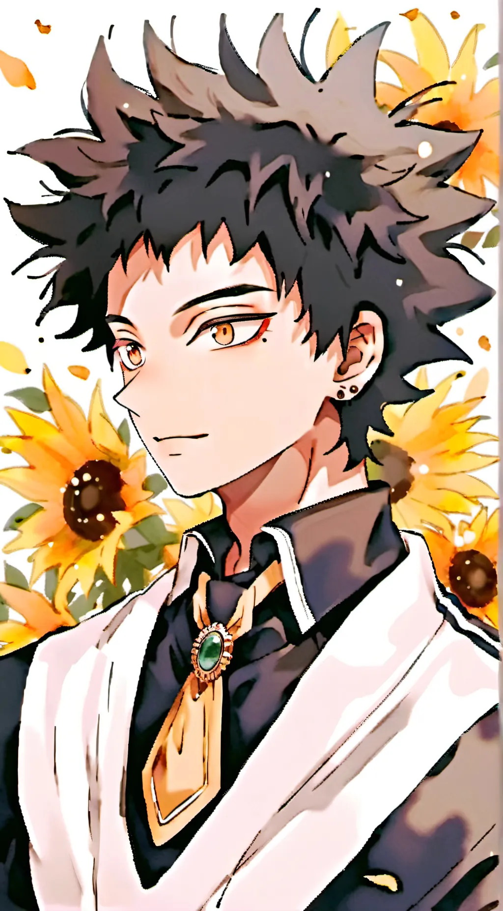 ai character: Fumikage'Tokoyami background
