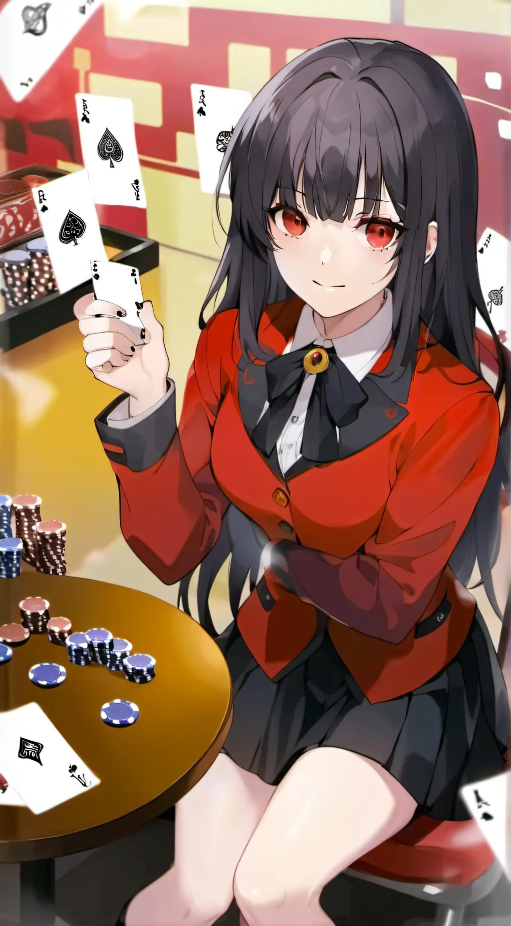 ai character: Jabami Yumeko background