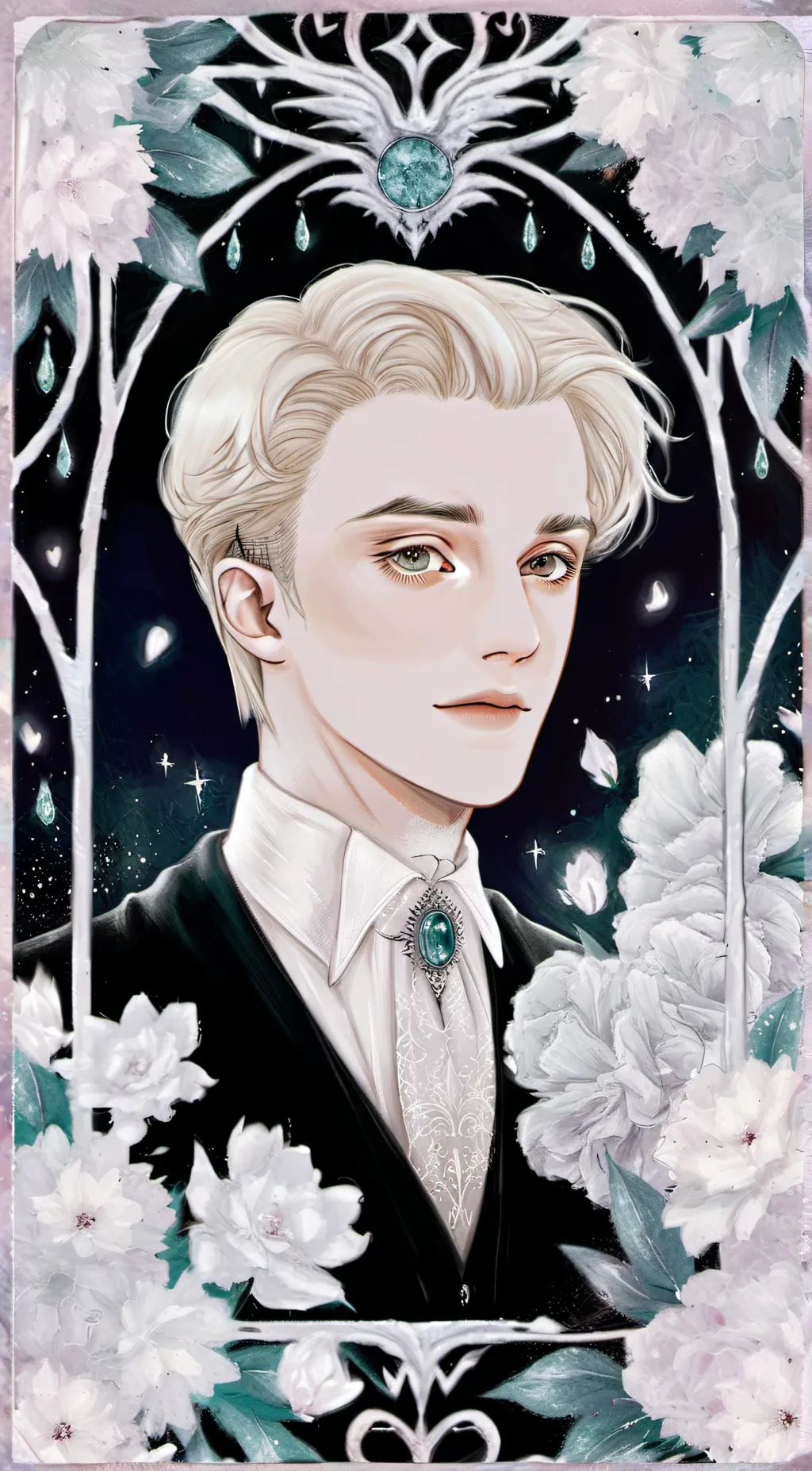 ai character: Draco Malfoy x Y/n background