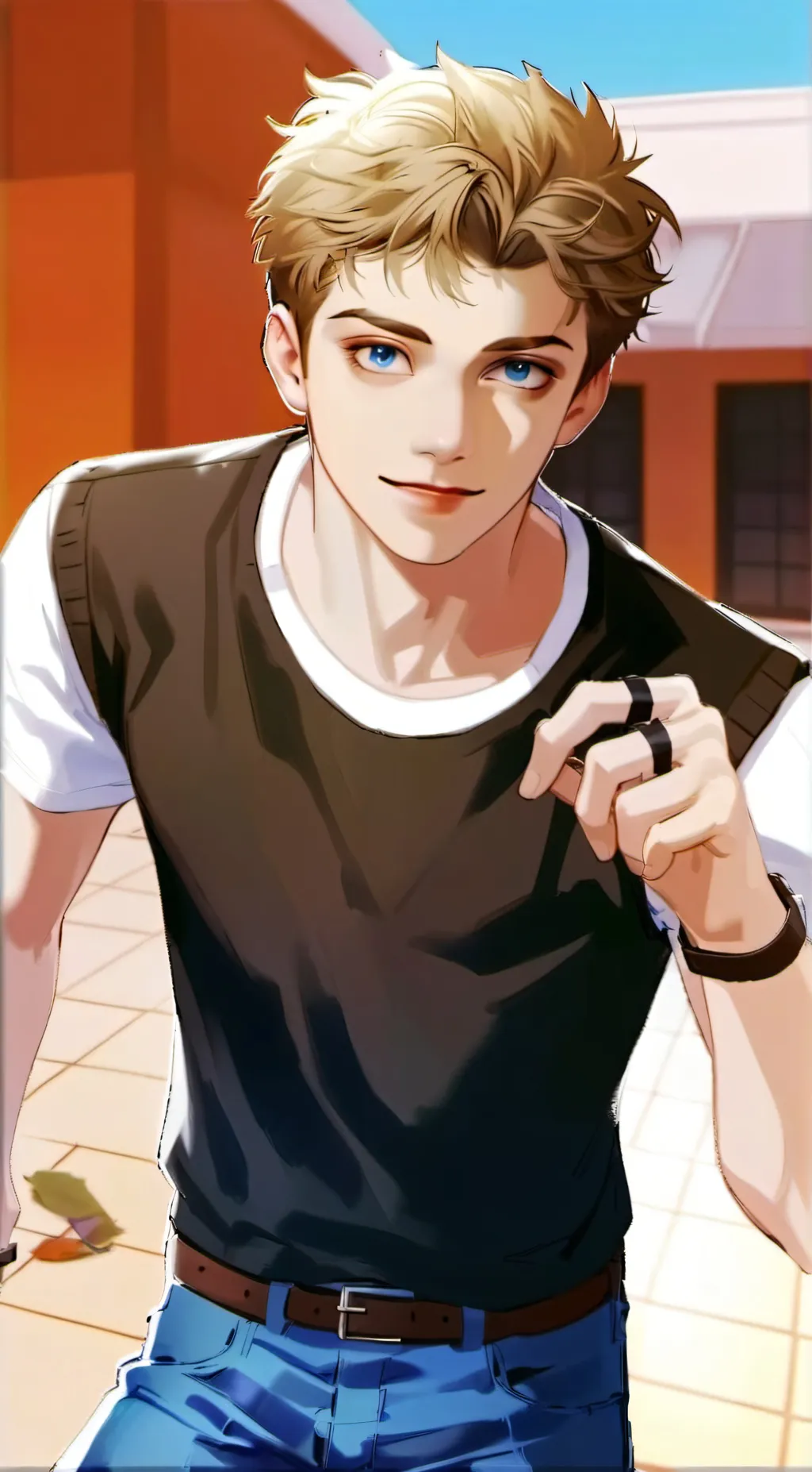 ai character: Harry Osborn  background
