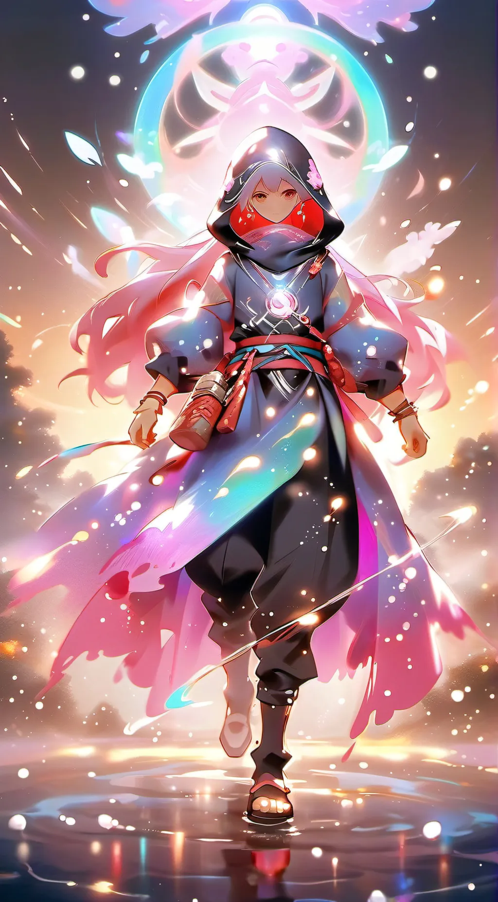 ai character: kira ❦ background