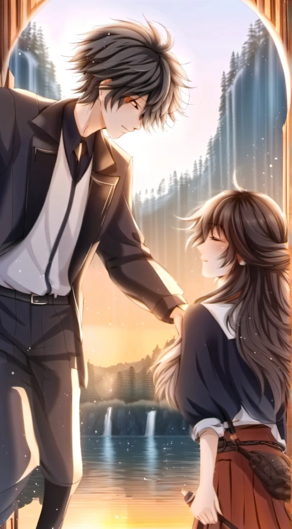 ai character: 🌚Austin🌝 background