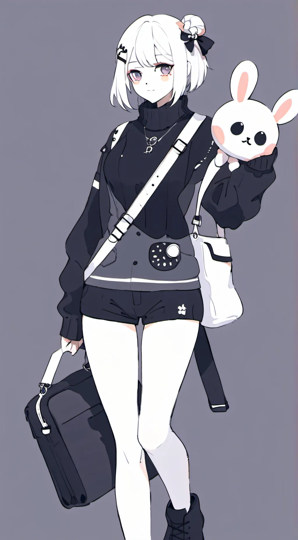 ai character: White background