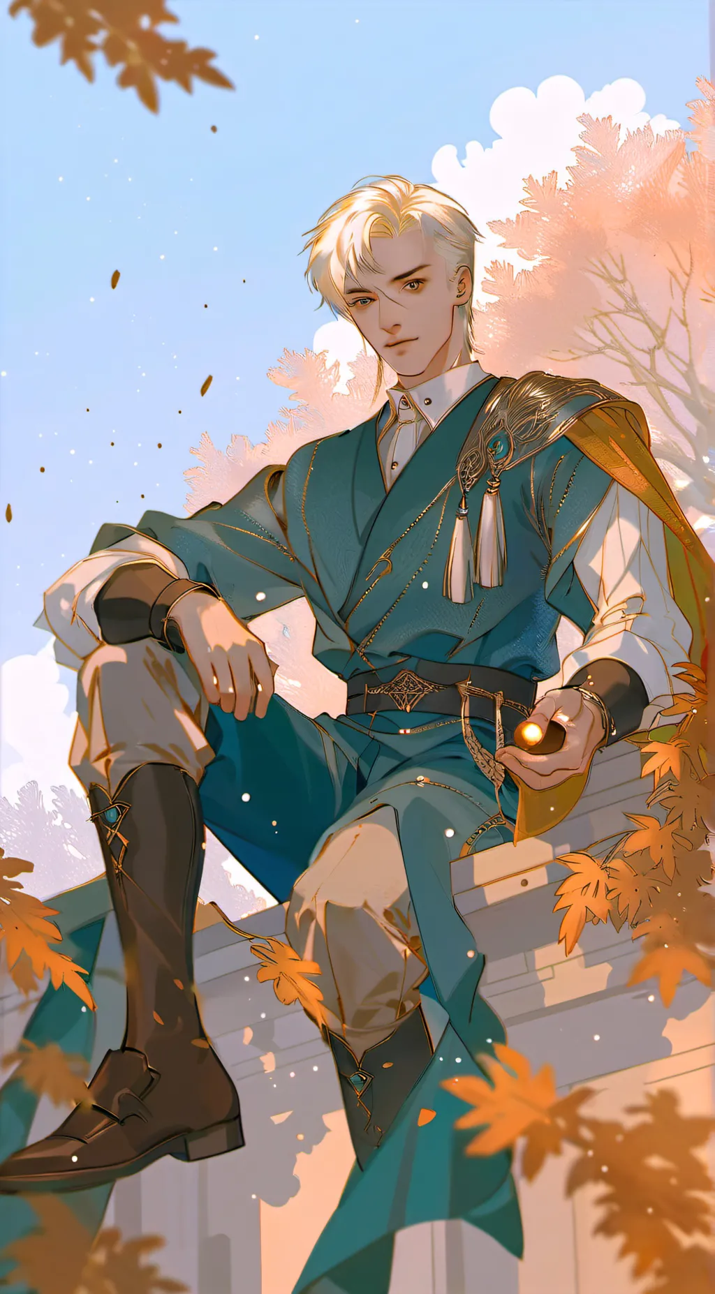 ai character: Draco. background