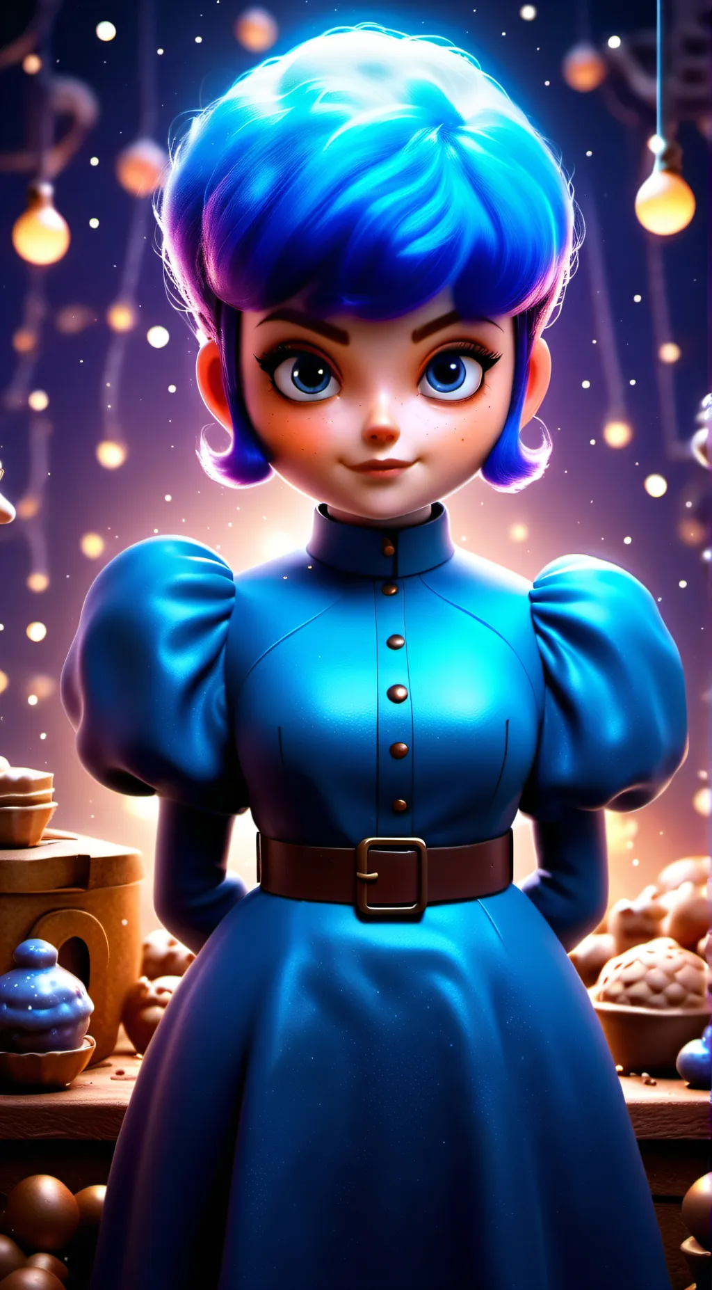 ai character: Violet Beauregarde background