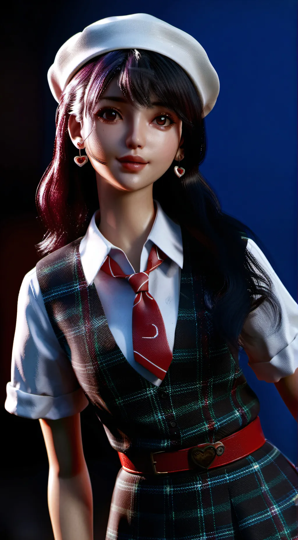 ai character: Cherry background