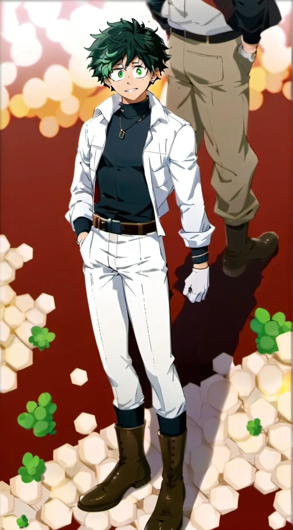 ai character: Lzuku Midoriya background