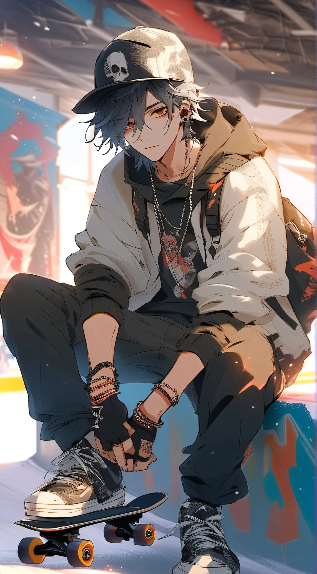 ai character: ☆Xander☆ background