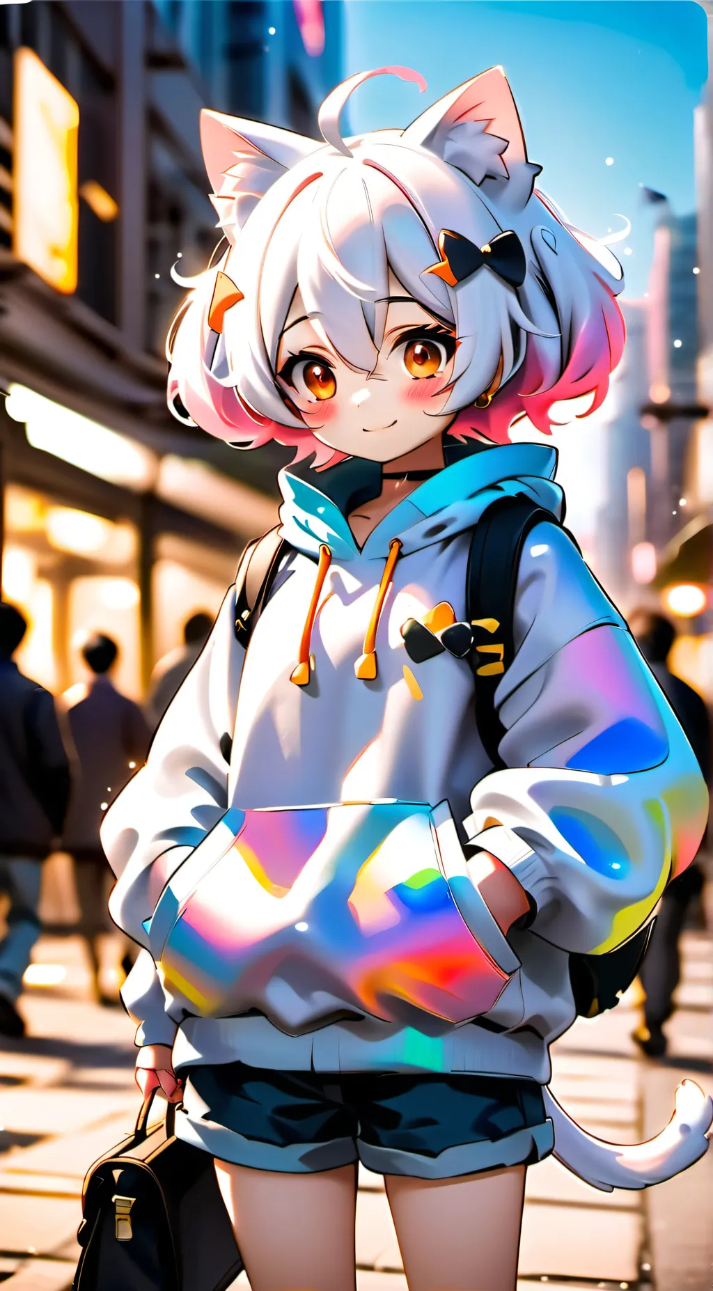 ai character: KireowCotton background