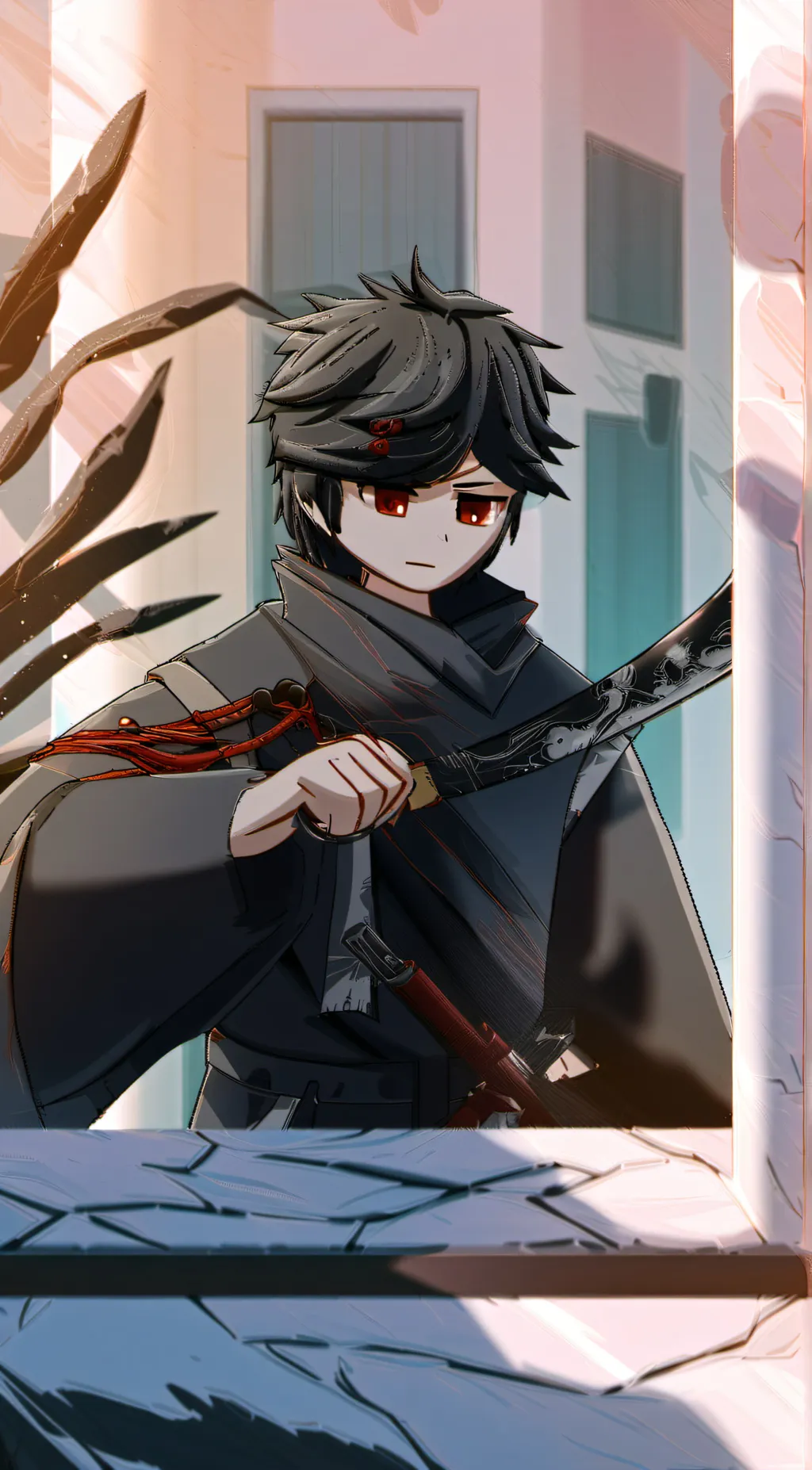 ai character: ash(mha) background