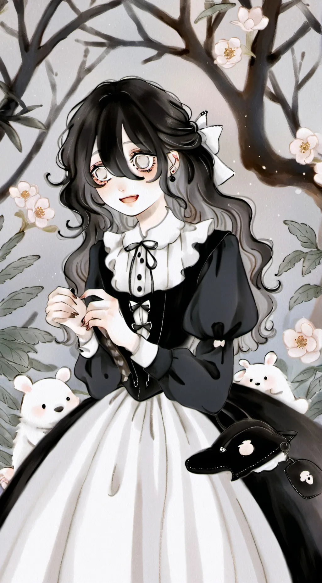 ai character: Alma  background