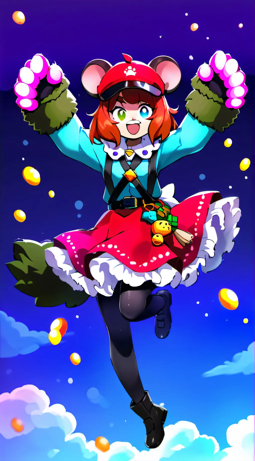 ai character: nita brawl stars  background