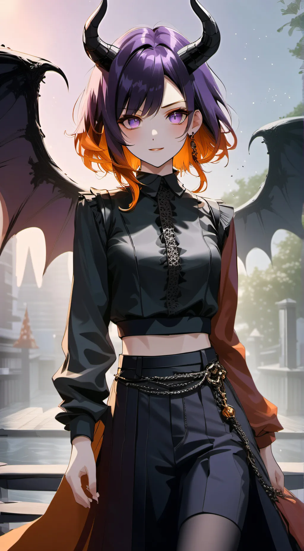 ai character: demon swipetime  background