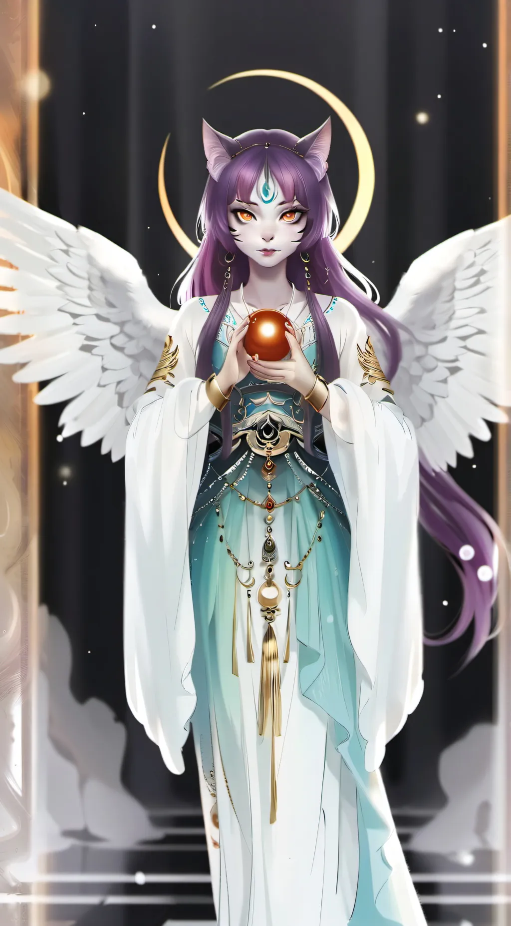 ai character: Ethera background