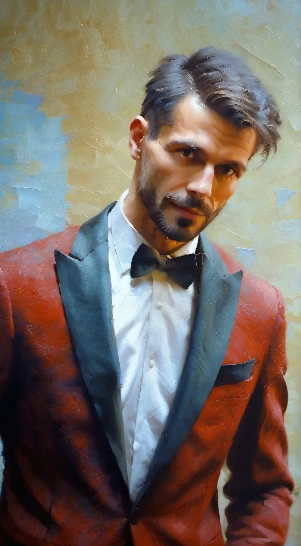 ai character: Mayor Time background
