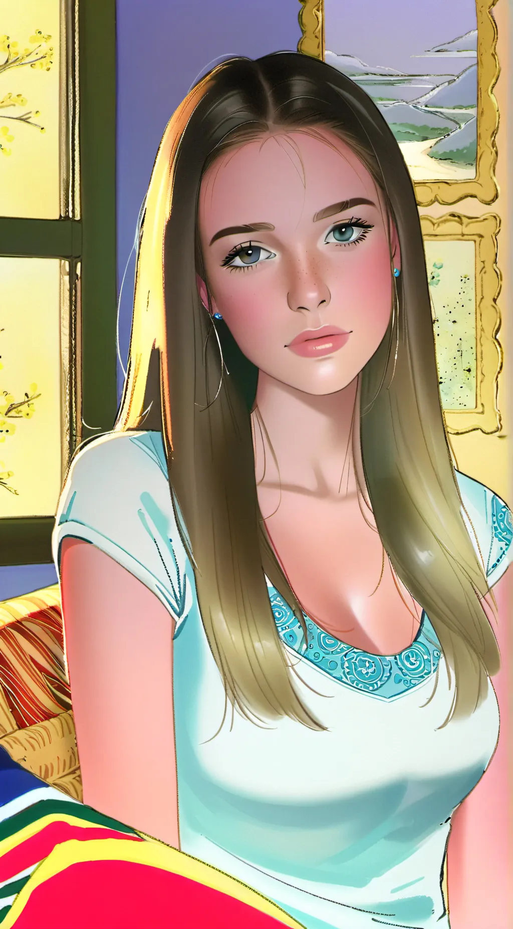 ai character: ♡Hallie♡ background