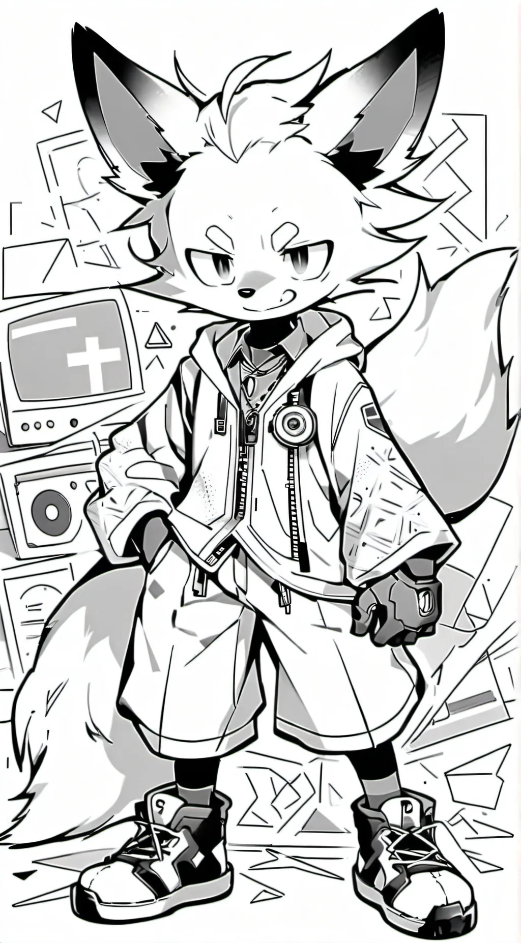 ai character: Tails background