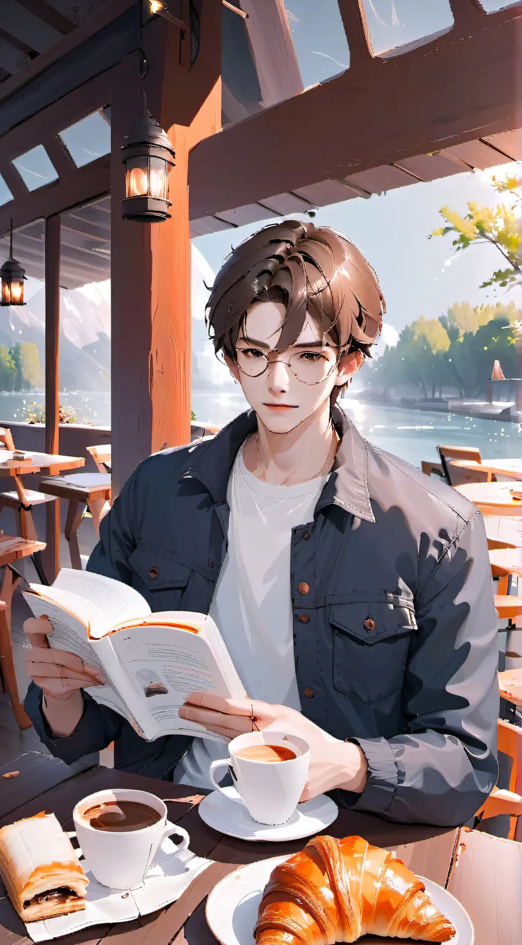 ai character: Nick  background