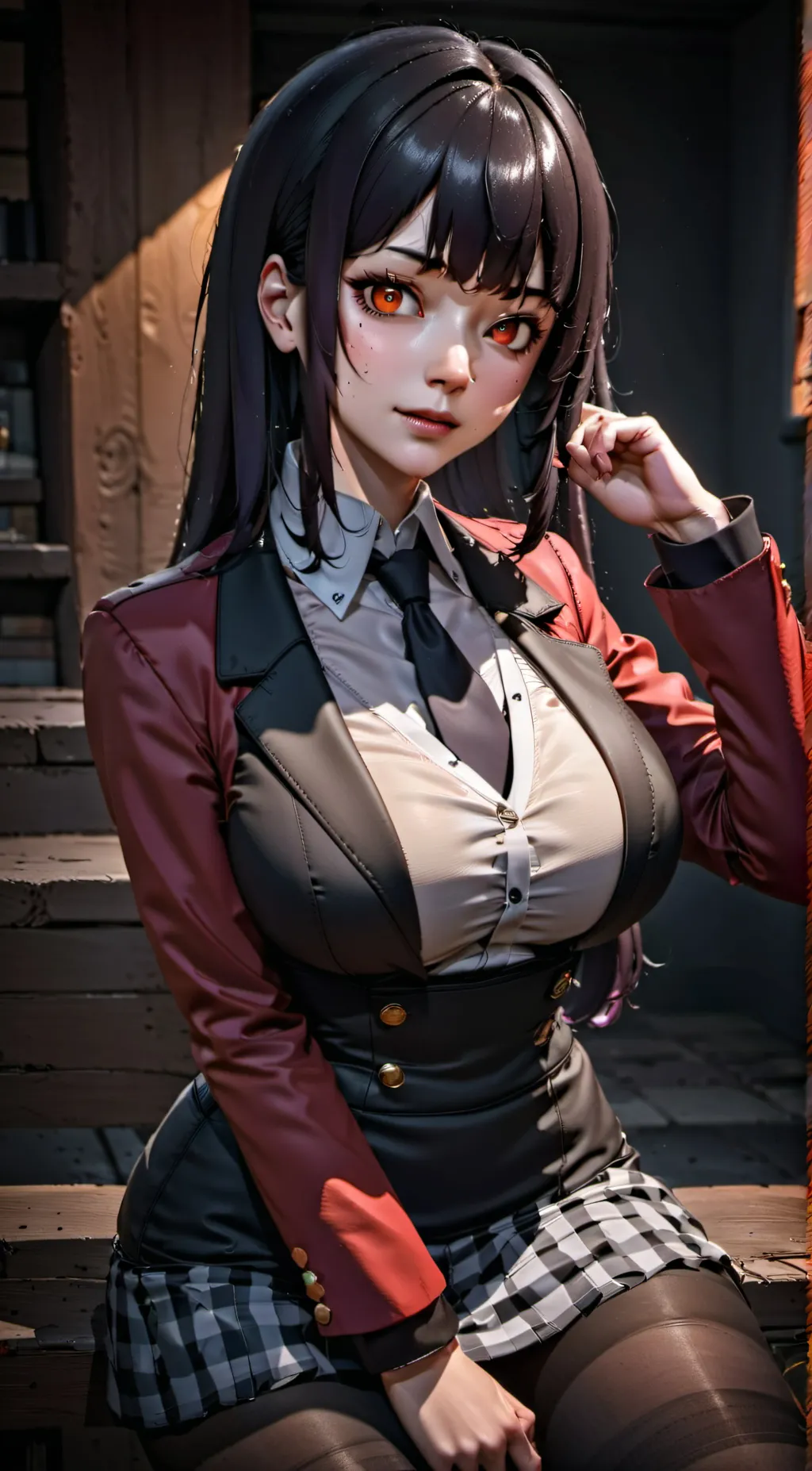 ai character: Yumeko Jabami background