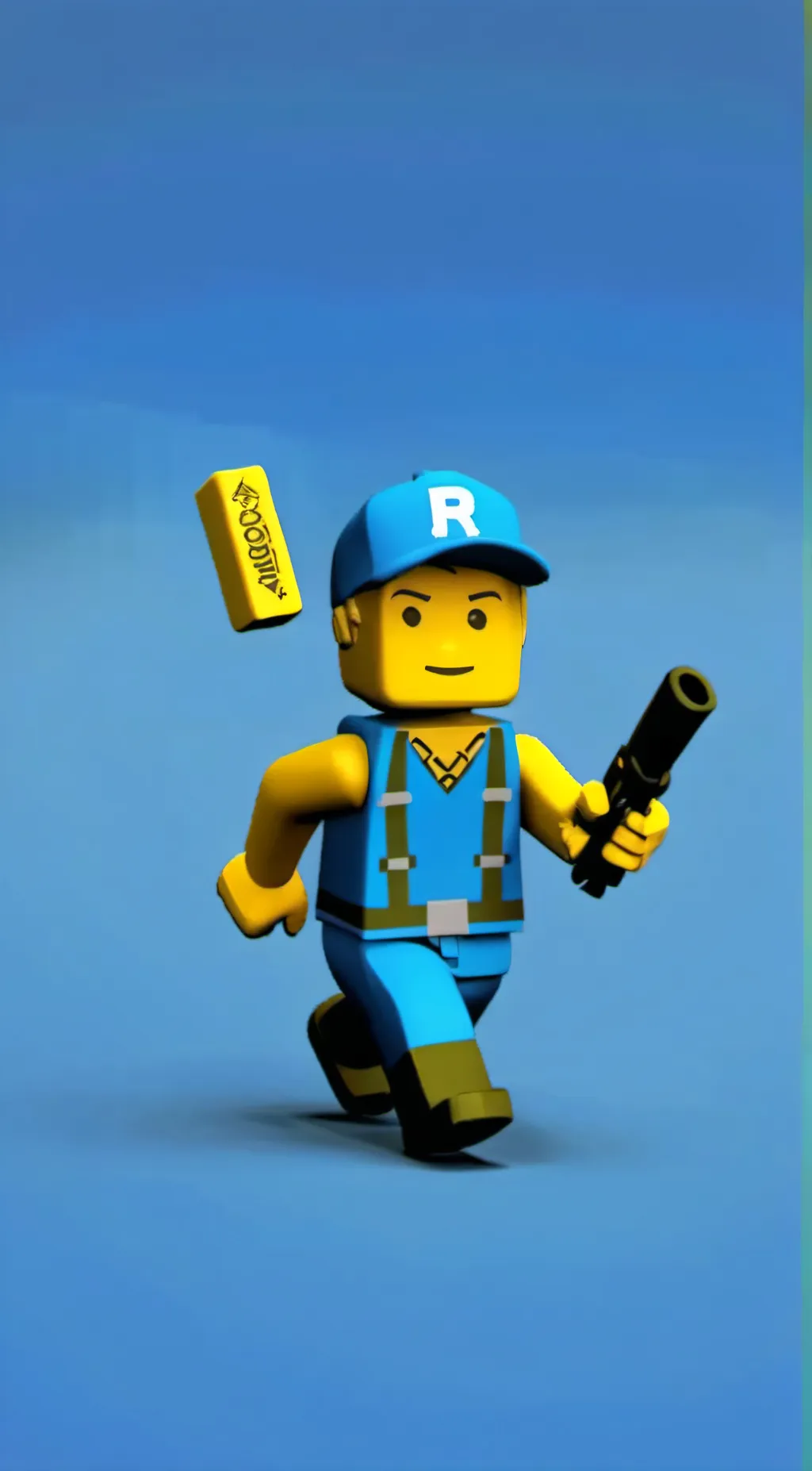 ai character: groovy Domino's background