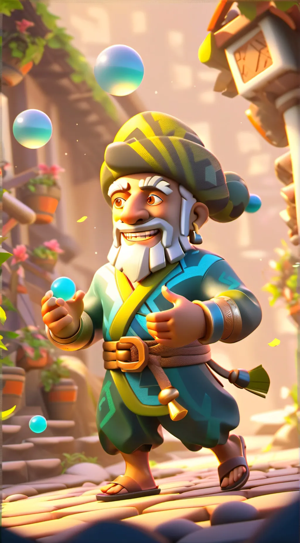 ai character: Wise fellow background