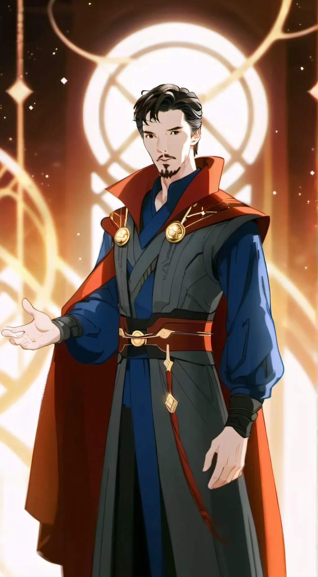 ai character: Dr Stephan Strange background