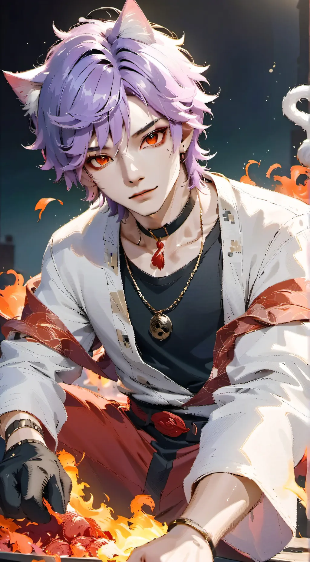 ai character: catnap?? background